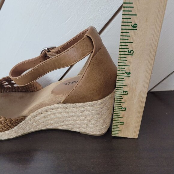 NEW  Style Co Sheryy Woven Espadrille Wedge Tan 10 Sandals - Picture 5 of 8